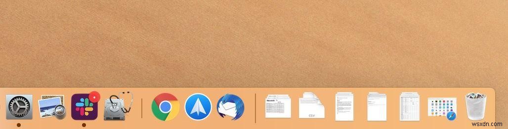 Cách ẩn các ứng dụng gần đây khỏi thanh Dock trong MacOS Mojave 