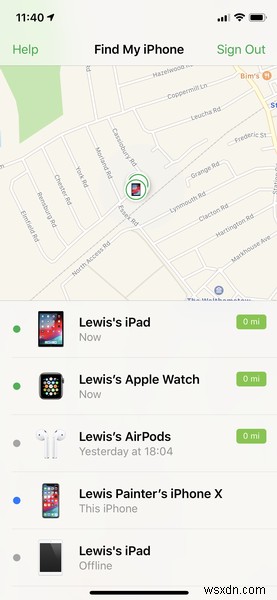 Cách tìm AirPods bị mất bằng Find My AirPods 