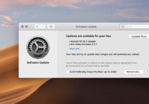 Cách dừng cửa sổ bật lên thông báo cập nhật macOS 