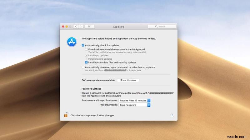Cách dừng cửa sổ bật lên thông báo cập nhật macOS 