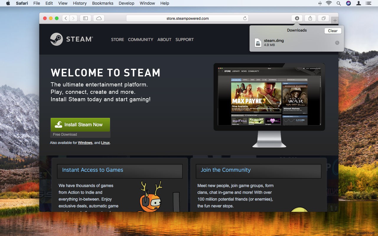 Cách sử dụng Steam trên Mac 