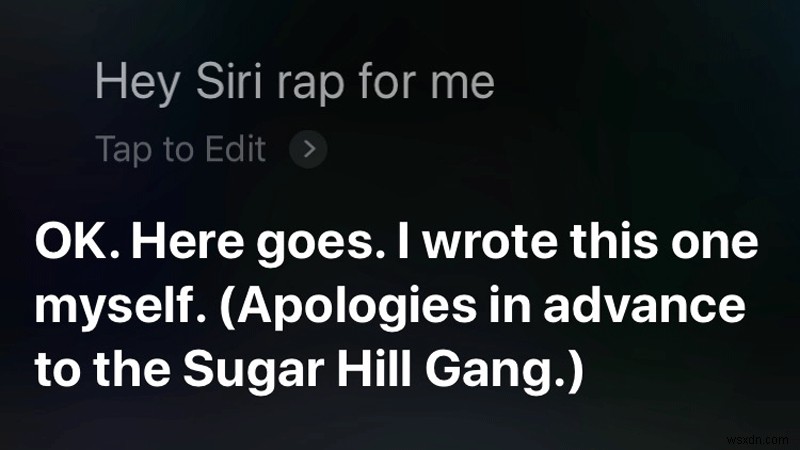 Cách tạo Siri rap 