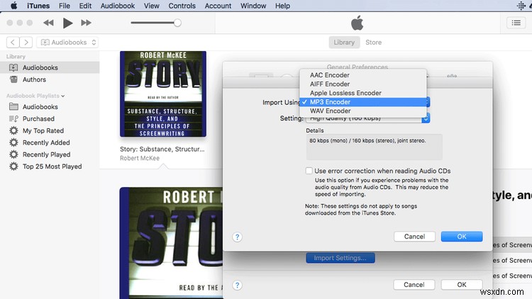 Làm thế nào để chuyển đổi M4B iTunes Audiobooks sang MP3 