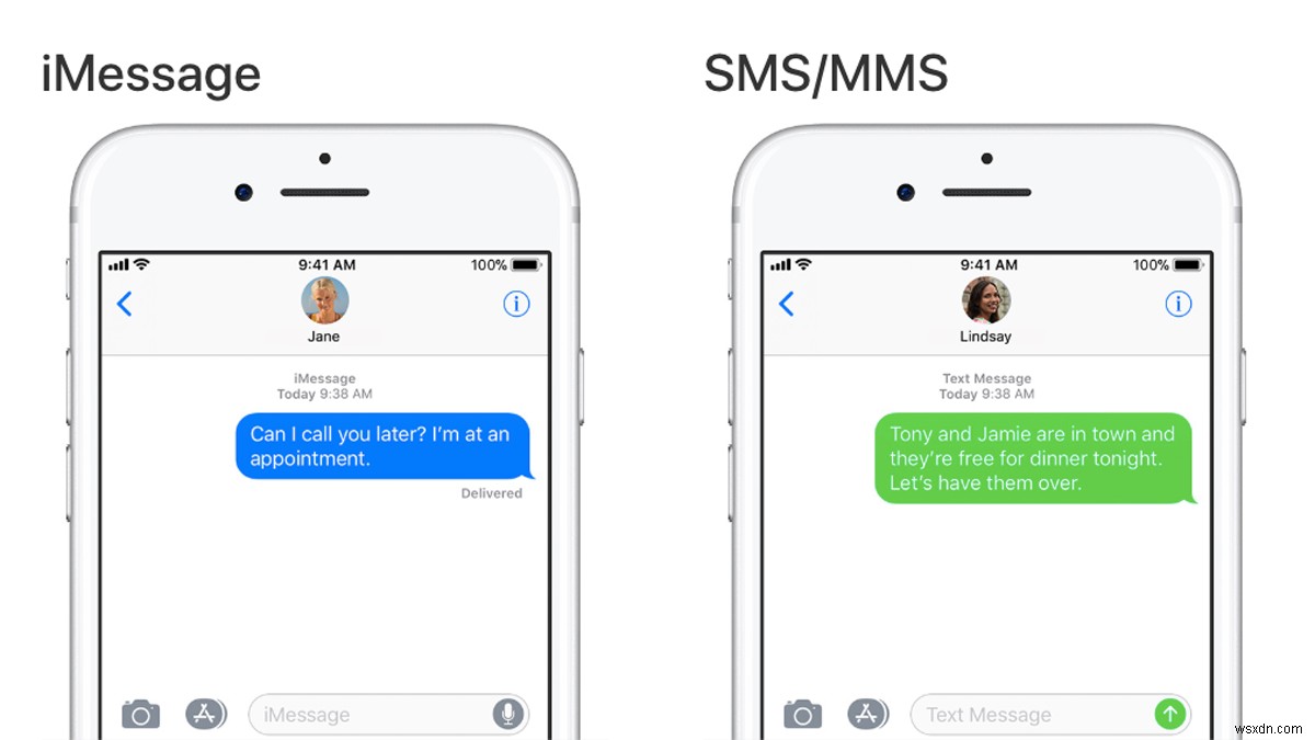 Cách nhận biết iMessage từ tin nhắn văn bản 