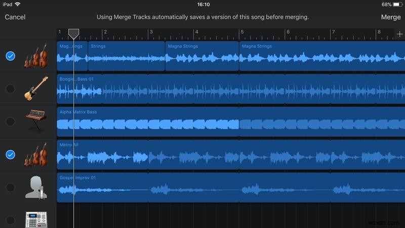 Cách chỉnh sửa trong GarageBand cho iPad và iPhone 