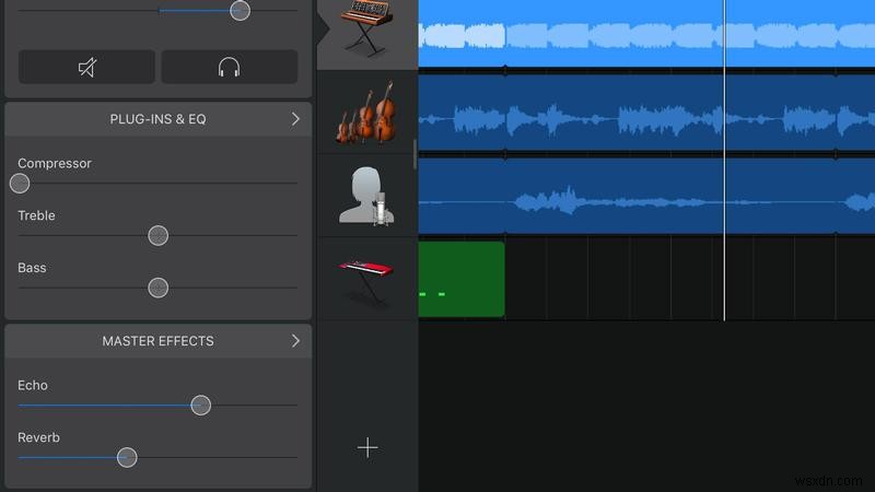 Cách chỉnh sửa trong GarageBand cho iPad và iPhone 