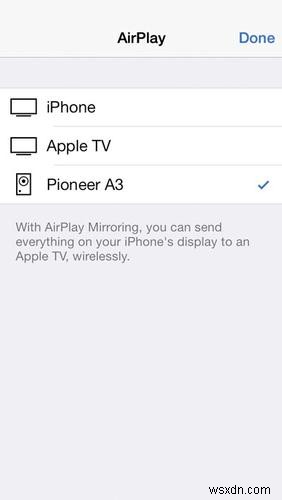 Cách sử dụng AirPlay 