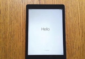 Cách thiết lập iPad mới 