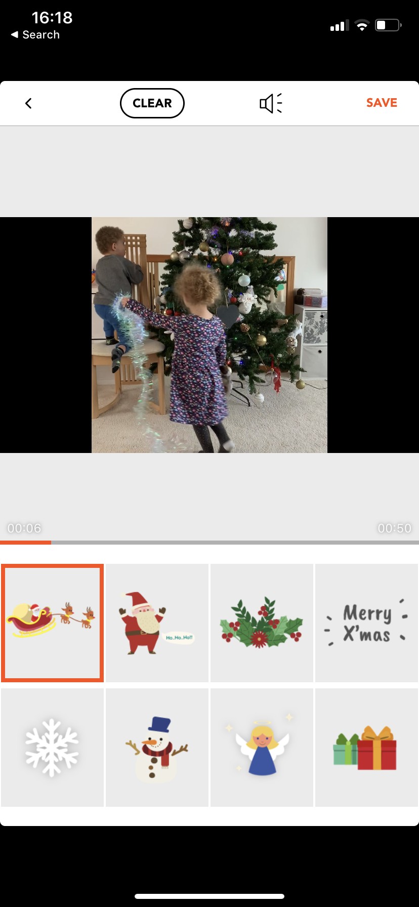 Cách tạo video Giáng sinh trên iPhone 