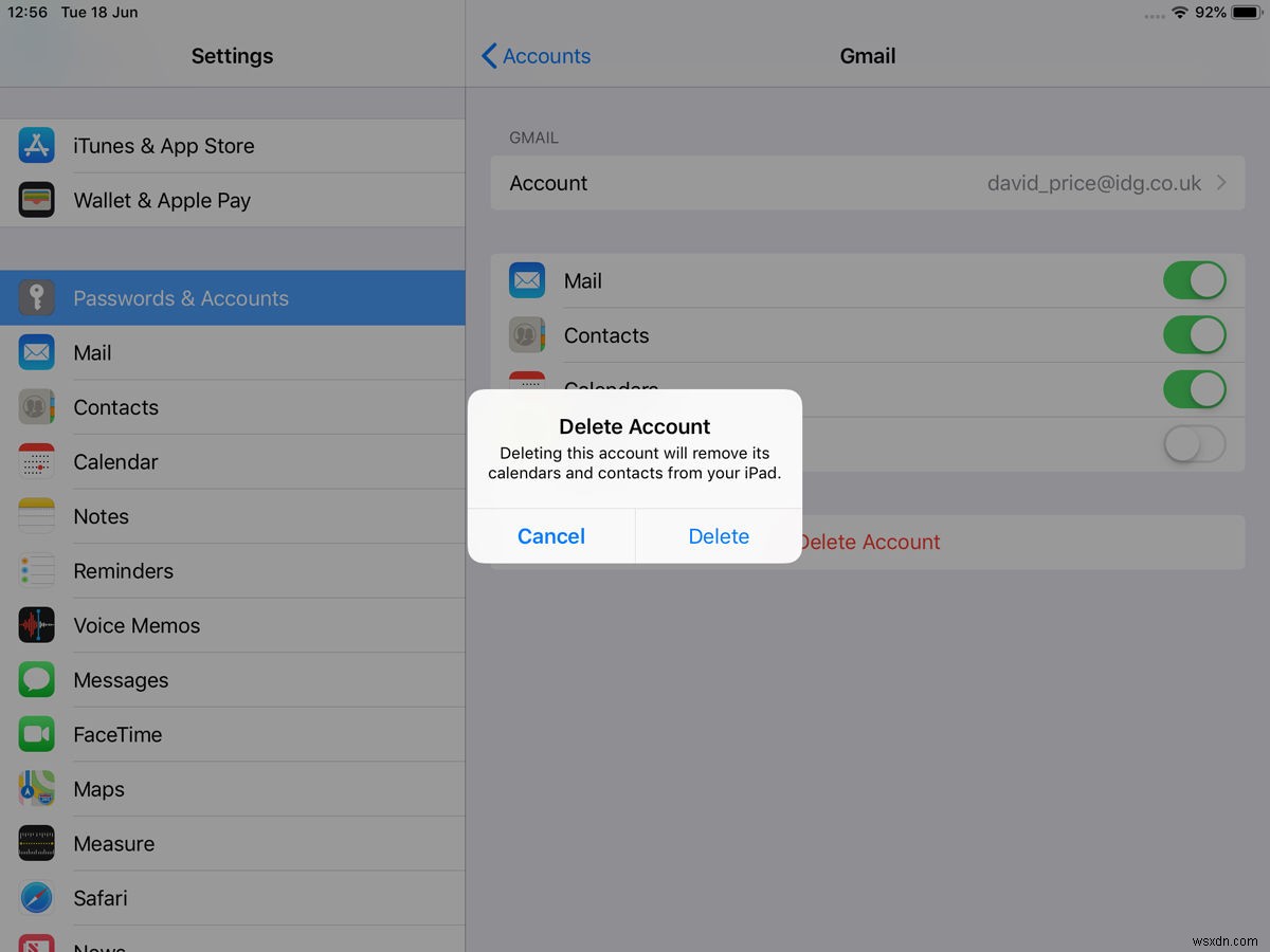 Cách khắc phục iPhone hoặc iPad không tải xuống email 