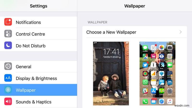 Cách thay đổi hình nền trên iPhone và iPad 