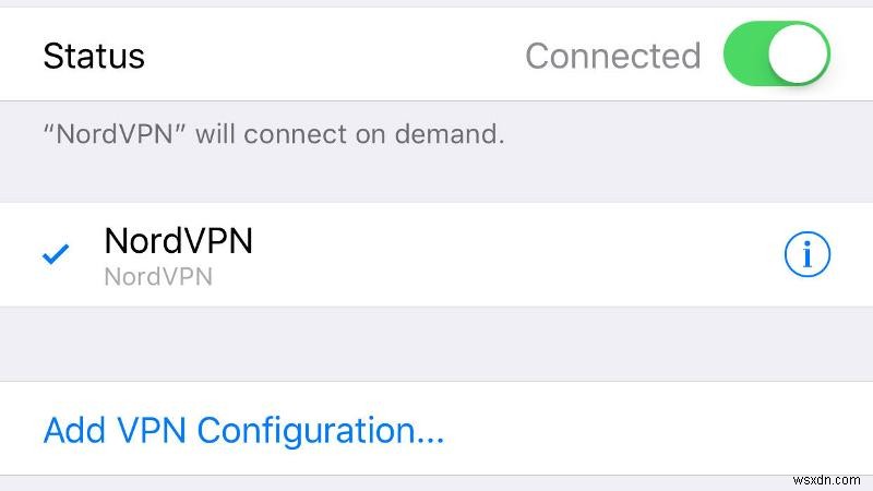 Cách sử dụng VPN trên iPhone hoặc iPad 