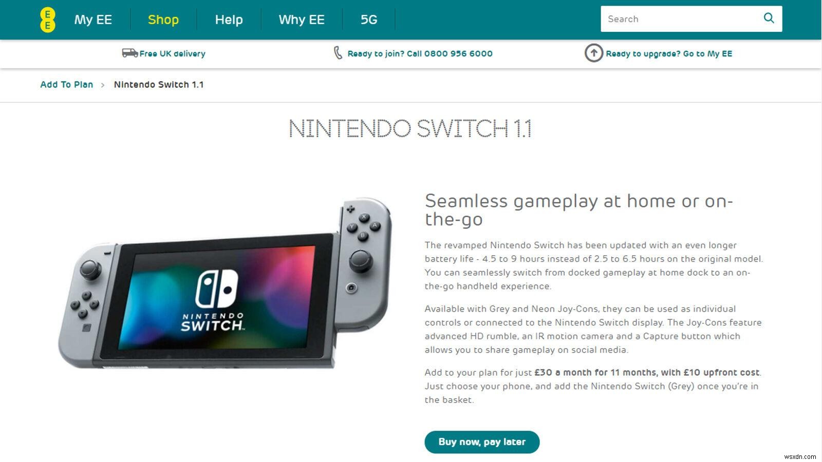 Cách nhận Nintendo Switch miễn phí với hợp đồng iPhone 