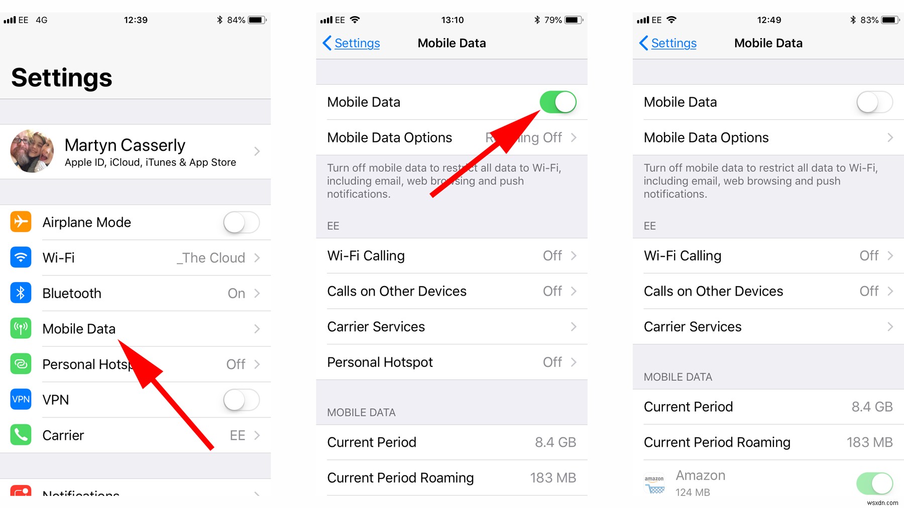 Cách tắt dữ liệu di động trên iPhone 