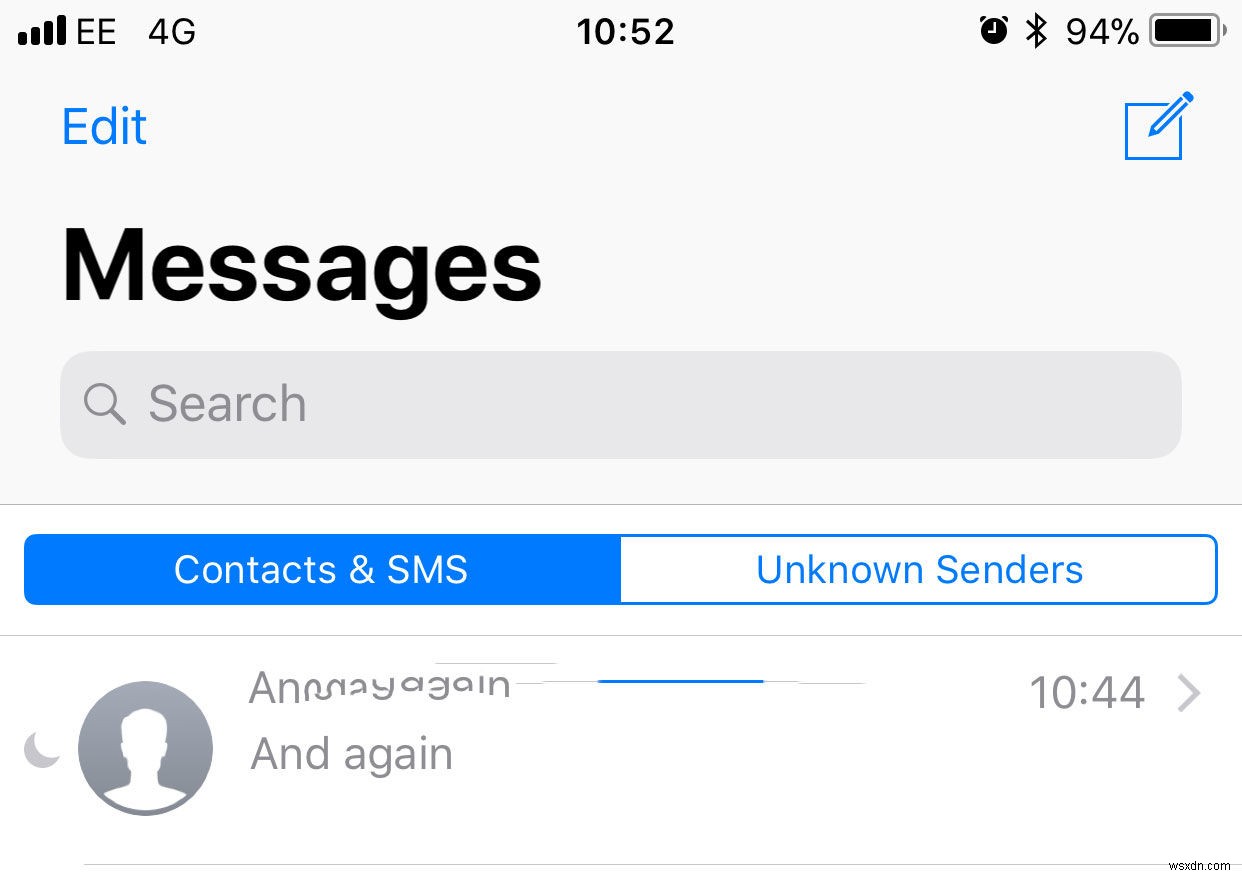 Cách ẩn tin nhắn văn bản trên iPhone 
