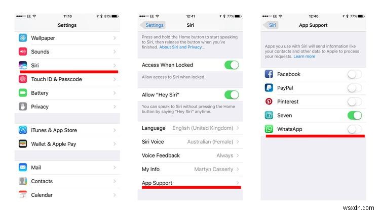 Cách sử dụng WhatsApp rảnh tay với Siri 