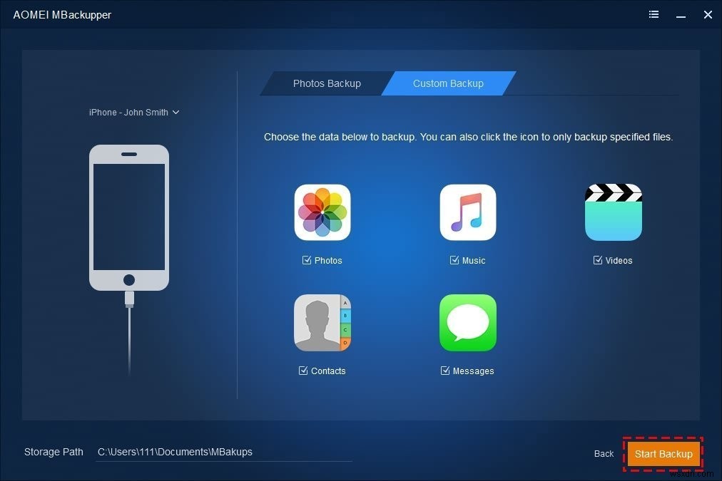 Sao lưu và khôi phục iPhone chạy iOS 13 trên PC / Mac 