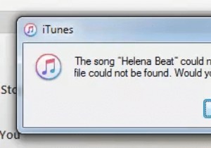 Cách Khắc Phục Lỗi iTunes  Không Tìm Thấy Tệp Gốc ?