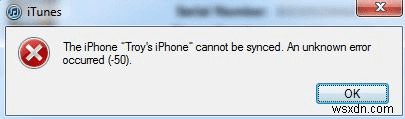 Làm thế nào để sửa lỗi iTunes Unknown Error xảy ra 50 với 5 phương pháp? 