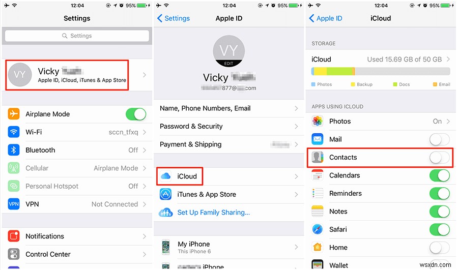 Làm thế nào để chuyển danh bạ từ iPhone sang iPhone bằng iCloud 