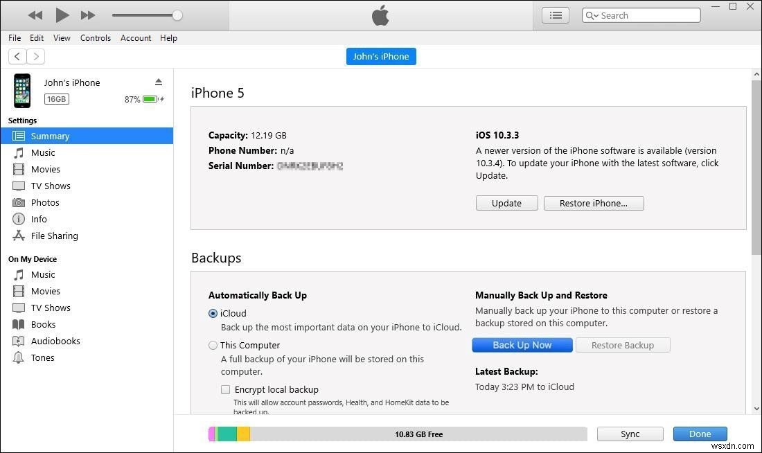 Cách sử dụng iTunes để đồng bộ hóa ảnh giữa iPhone và PC 