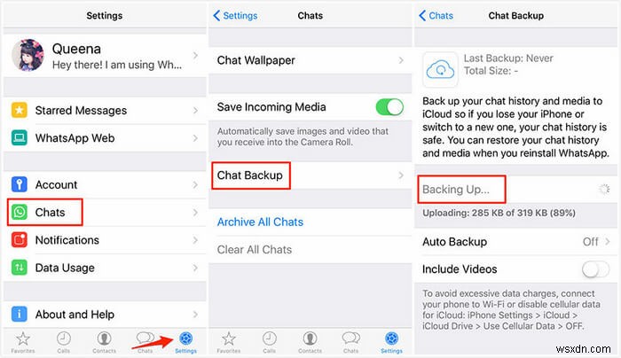 Cách chuyển tin nhắn WhatsApp từ iPhone sang Samsung Galaxy S22 (Ultra) / S21plus / S21 Ultra 
