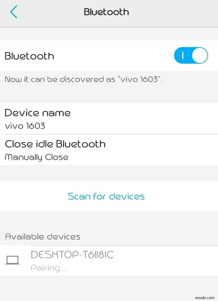 Truyền tệp qua Bluetooth giữa Android và PC 