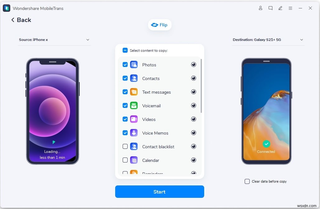 Cách chuyển dữ liệu điện thoại sang Xiaomi 11/12 