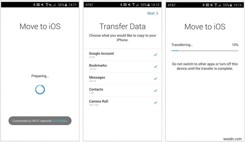 Cách chuyển dữ liệu từ Vivo sang iPhone 