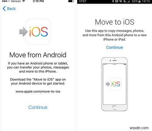 Cách dễ nhất để chuyển ứng dụng từ Android sang iPhone 