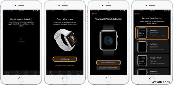 Hướng dẫn cơ bản để sao lưu và khôi phục Apple Watch 
