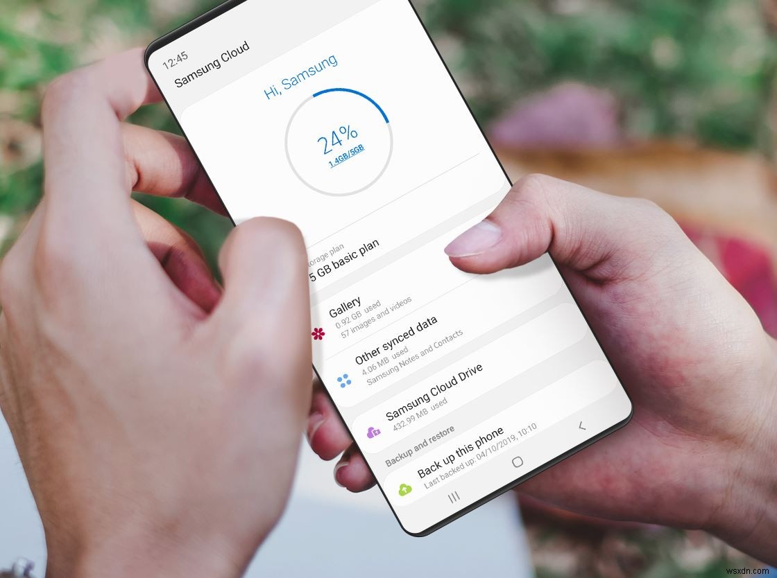 Làm thế nào để sao lưu Samsung vào OneDrive? 