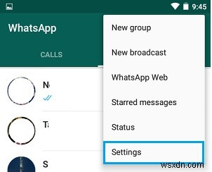 Cách tắt thông báo WhatsApp 