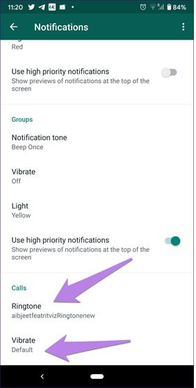 Cách tắt thông báo WhatsApp 