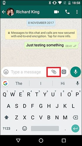 Cách gửi vị trí trên WhatsApp [Android và iOS] 