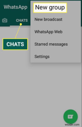 Cách tạo nhóm WhatsApp 