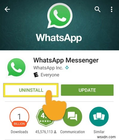 Cách gỡ cài đặt WhatsApp trên iPhone / Android:Hướng dẫn đầy đủ 