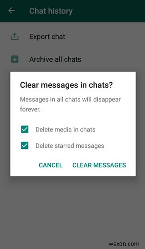 WhatsApp Xóa trò chuyện so với Xóa trò chuyện:Sự khác biệt là gì? 