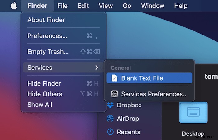 4 cách tạo tệp văn bản trống mới trong bất kỳ thư mục nào trên máy Mac của bạn 