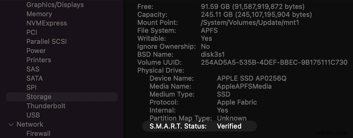 Cách kiểm tra tình trạng SSD của bạn trên macOS 