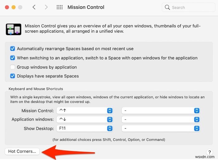 Cách sử dụng MacOS Hot Corners 