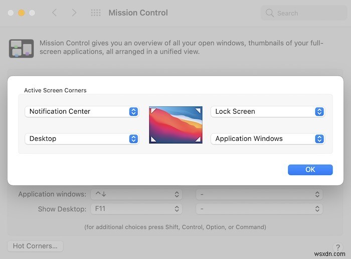 Cách sử dụng MacOS Hot Corners 