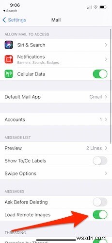 Cách chặn điểm ảnh theo dõi trong Apple Mail 