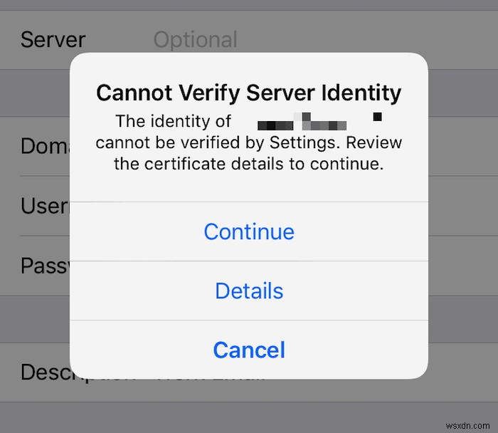 Cách khắc phục lỗi “Không thể xác minh danh tính máy chủ” cho các thiết bị Apple 