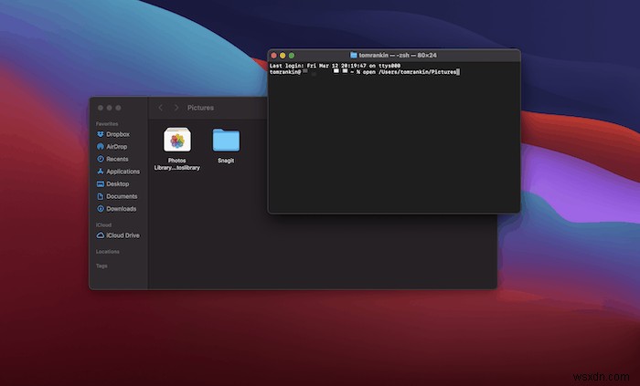 Cách mở bất kỳ thư mục nào từ Mac Terminal 