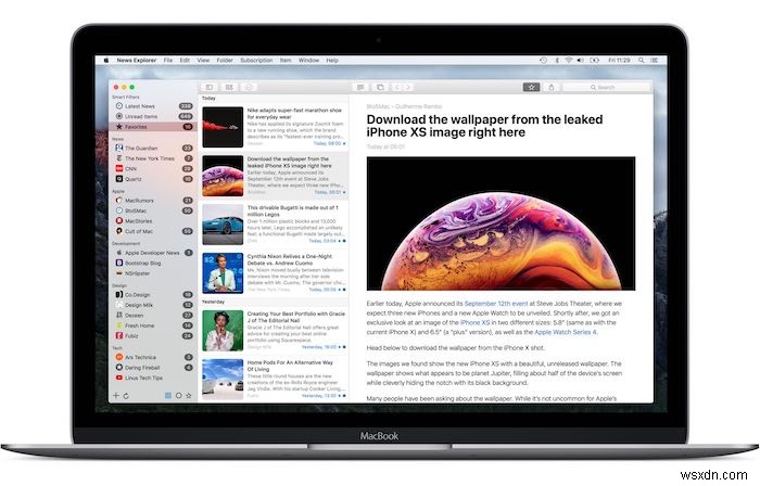 5 ứng dụng đọc RSS tốt nhất cho macOS 