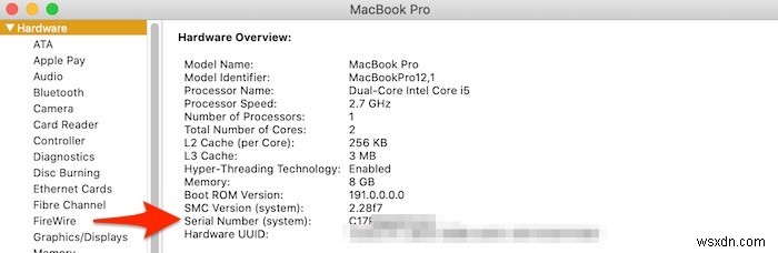 Sáu cách để kiểm tra số sê-ri máy Mac hoặc Macbook của bạn 