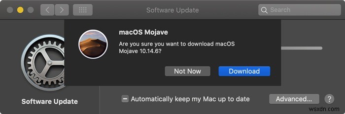 Cách tải xuống phiên bản trước của macOS 