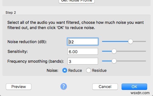 Cách loại bỏ tạp âm nền khỏi âm thanh trên macOS 