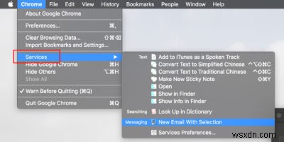 Cách thêm tùy chọn vào menu dịch vụ của macOS 